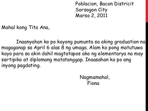 Halimbawa ng liham paanyaya na pang kaarawan. .